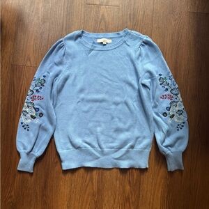 LOFT Light Blue Knit Sweater